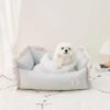 Factory Direct Sale Washable Pet Bed With Soft Cushion and Breathable Material Perfect Pet Bed for Small Dog Breeds