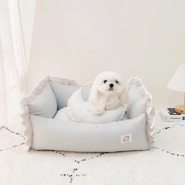 Factory Direct Sale Washable Pet Bed With Soft Cushion and Breathable Material Perfect Pet Bed for Small Dog Breeds