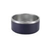 Portable Rounded Pet Bowl Non-slip Stainless Steel Cat Dog Feeder Bowls for Water and Food