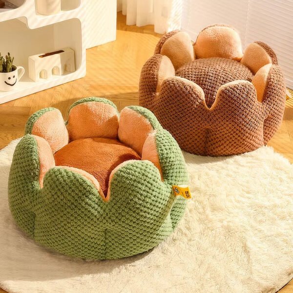 Dual-Use Dog Nest Large Rectangle Soft Pet Bed Classic Style Breathable Washable Customizable Double-Sided Cats Dogs