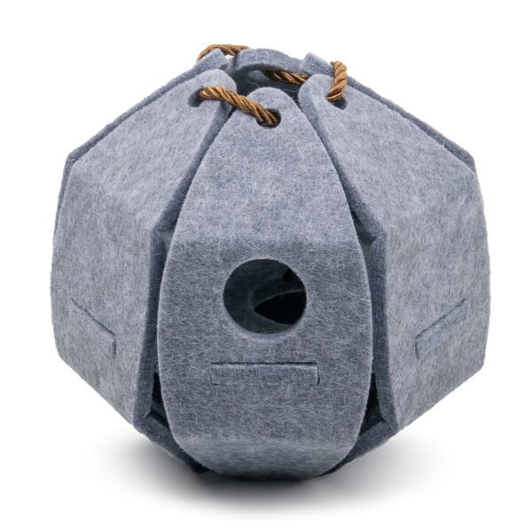 Eco-Friendly Durable Removable Washable Foldable Cat Interactive Pet Toy Simple Style Rolling Ball Made of Felt for Cats Dogs