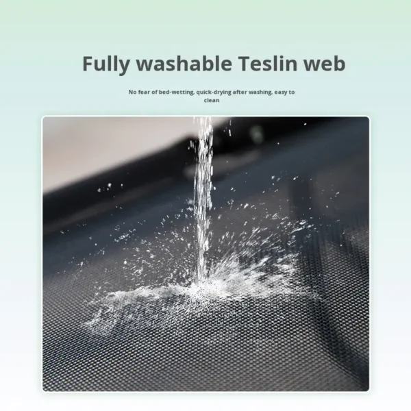 Large Summer Dog Kennel Eco-Friendly Universal Pet Bed Iron Frame Breathable Washable Camp Installation-Free for All Seasons