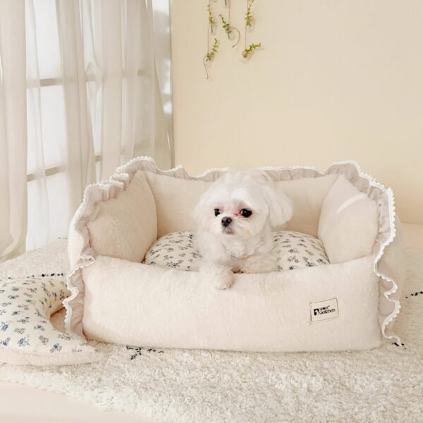 Factory Direct Sale Washable Pet Bed With Soft Cushion and Breathable Material Perfect Pet Bed for Small Dog Breeds