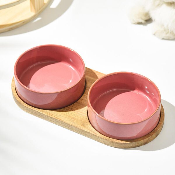 High Quality Pets Supplies Healthy Ceramic Pet Food Water Bowl Dog Eating Plate Easy Clean Feeder Container Puppy Bowls