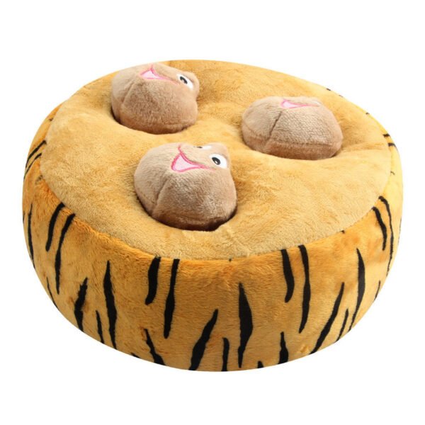 New Designs Pet Training Snuffle IQ Bee Nest Toy with Three Small Bees Soft Interactive Plush Doy Chewing Toy