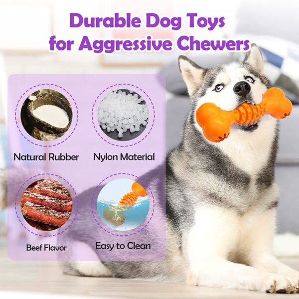 Pelota Para Perro Oem/Odm Pet Toy Doy Rubber Dog Chew Toy Orange Durable Dog Pet Chew Toys