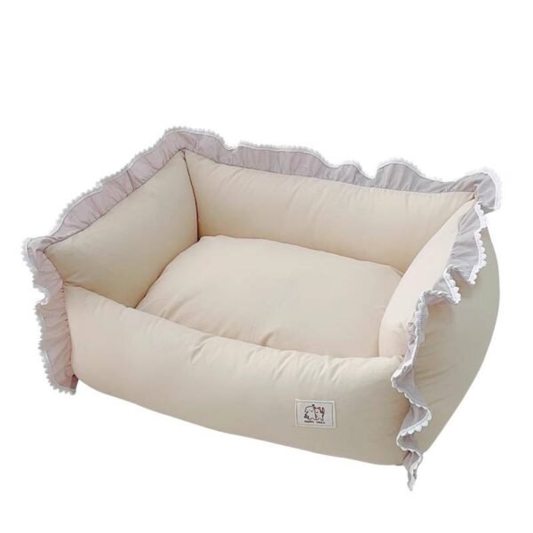 Factory Direct Sale Washable Pet Bed With Soft Cushion and Breathable Material Perfect Pet Bed for Small Dog Breeds