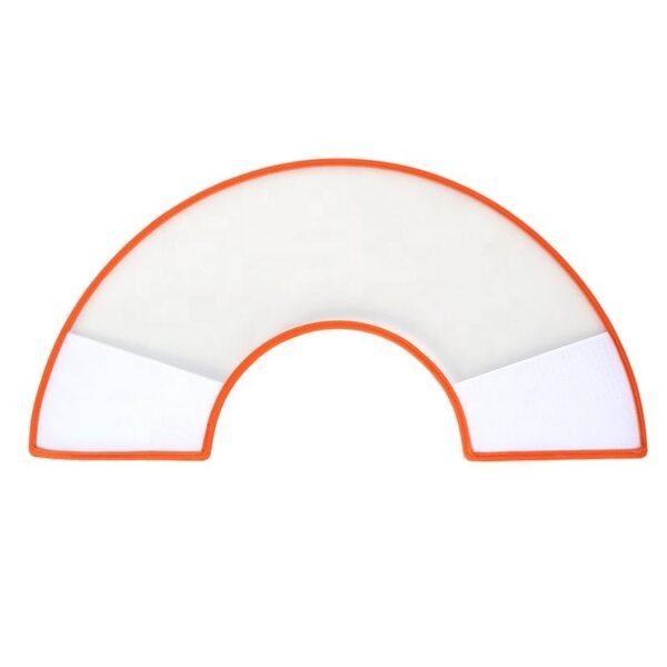 High Quality PU Plastic Cat E-collar Cute Solid Pattern Elizabethan Collar Soft New Protective Cone Recovery for Dogs and Cats