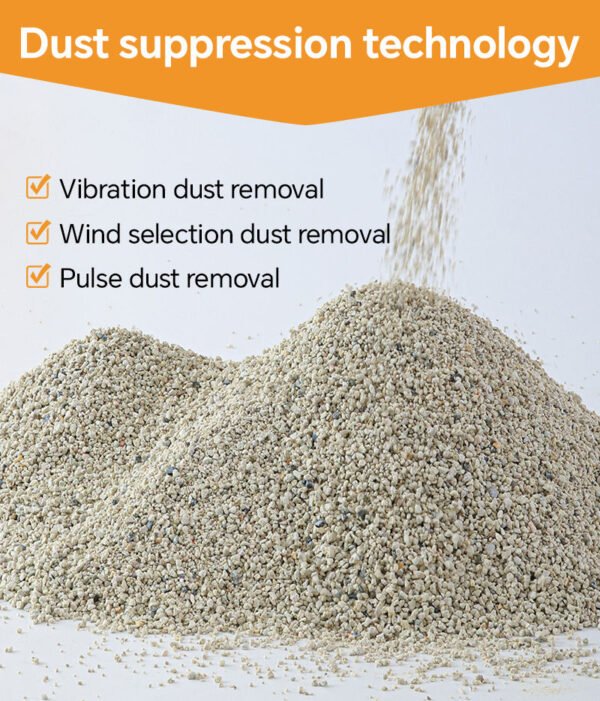 Best-selling Products Ore Broken Cat Litter High Quality Odorless Strong Absorbent Fast Condensation Natural Cat Litter