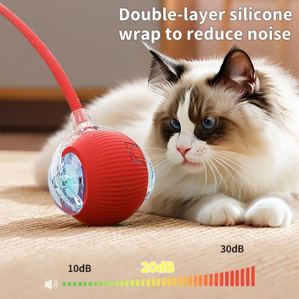 Sale Smart Cat Balls Eco-Friendly Plastic Electric Mascotas Interactive Speedy Tail Cat Toy