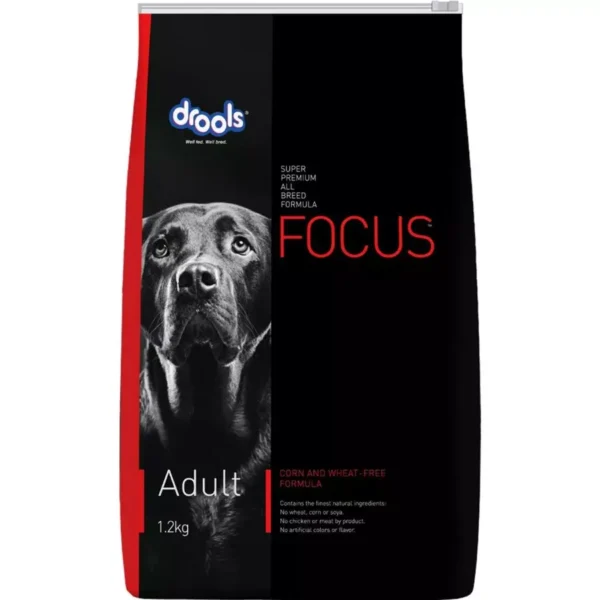 Drools Focus Super Premium Dry Dog Food 1.2KG  (Adult)